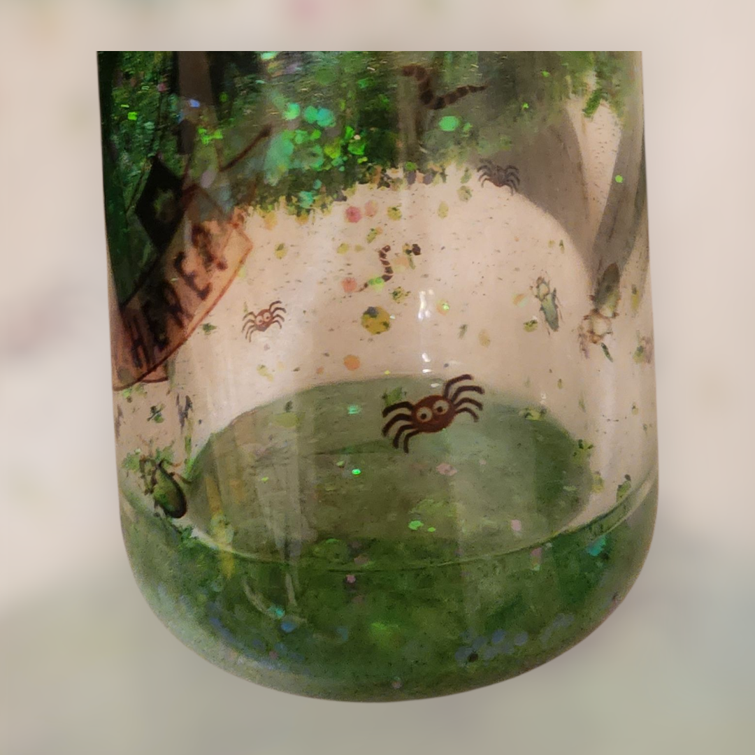 Oogie Boogie Inspired Green Snowglobe Tumbler – 16 oz